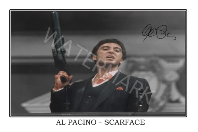 Scarface - Al Pacino large autograph signed 12x18 inch poster - Top Quality