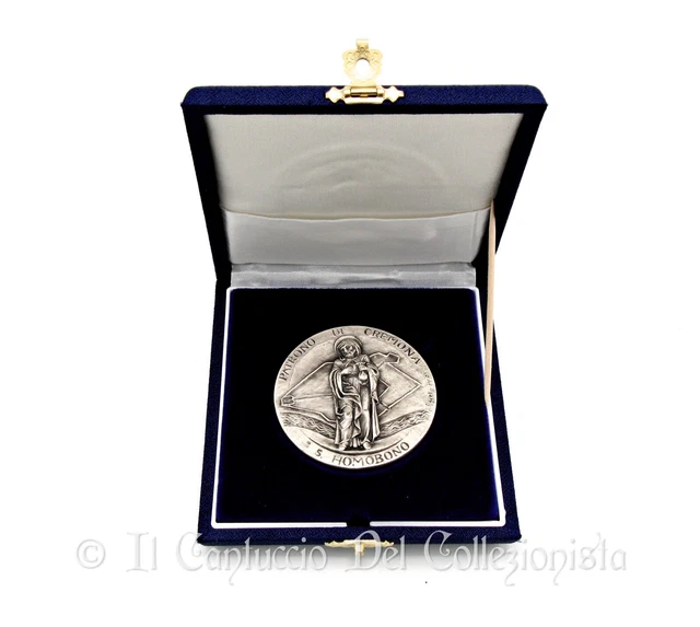 Medaglia Di San Cristoforo Autoadesiva In Argento – Portafortuna Per Auto Con Confezione Regalo (3,5 Cm)