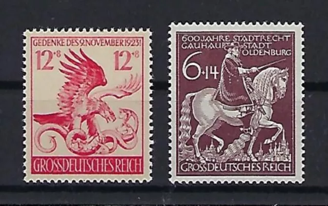 DR 1944-45 - FH München, Stadtrechte Oldenb. - 906 u. 907 ** s. Abb. u. Beschr.