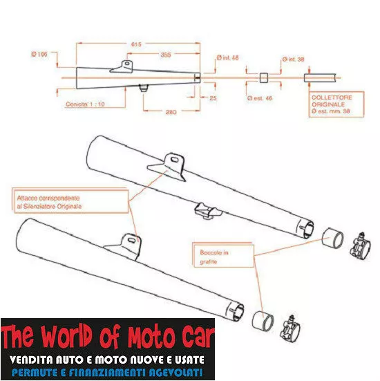 Marmitte Suzuki Gsx/750/Es 1986/1987 Scarico Silensiatori Sito Per Moto Suzuki