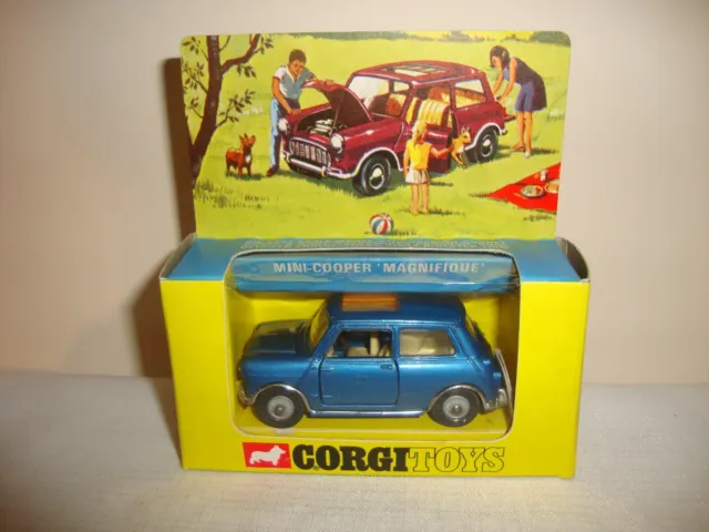 Original CORGI TOYS 334 MINI-COOPER 'MAGNIFIQUE' - EXCELLENT in original BOX