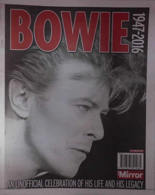DAVID BOWIE ANNIVERSARY His Life his Legacy 2026 10 Years On! Newspaper ...