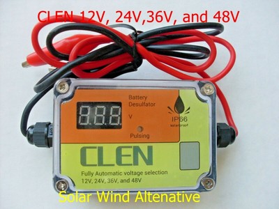 24 12 48V,400 Ah 36 AGM CLEN Desolfatore automatico per batterie al piombo 