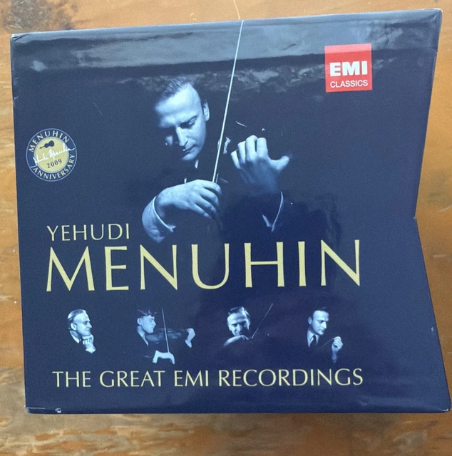 YEHUDI MENUHIN: THE Great EMI Recordings 51-CD Box Set Violin