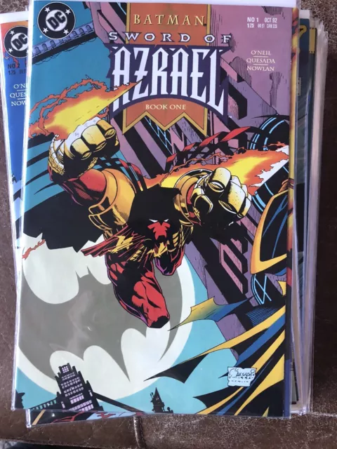 BATMAN: SWORD OF AZRAEL - # BOOK ONE 1 - OCT 92 - 1992 Excellent Condition