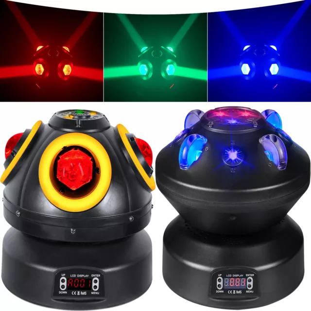 Mini Moving Head LED Beam Bühnenlicht RGBW DMX512 Stroboskop DJ Disco Partylicht