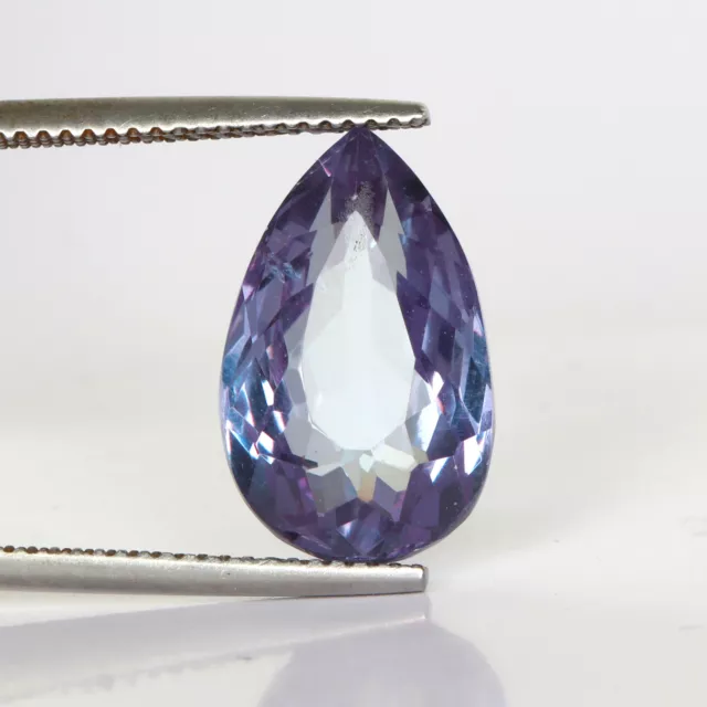 13.Carat. Changement de Couleur Alexandrite Poire Coupe Libre Gemme pour Cadeaux