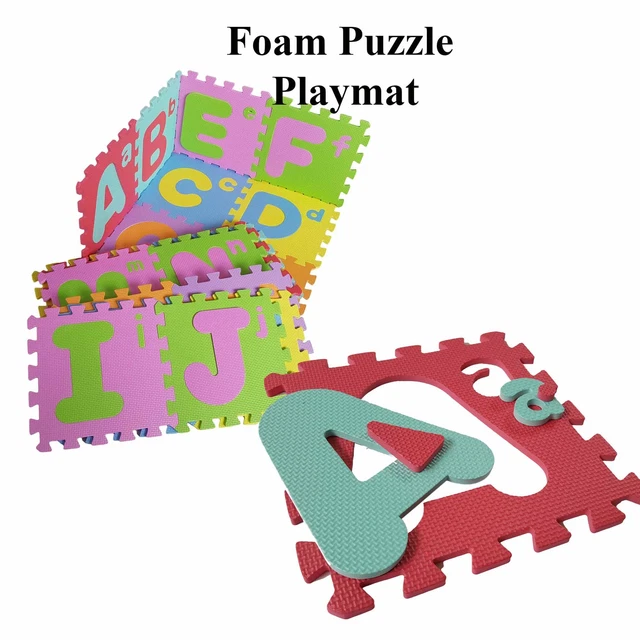 Grand 3D Tapis de Jeux Doux Alphabet Numéro Éponge Numératie Literacy Enfant D