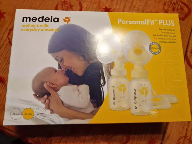 Juego de bombeo doble Medela PersonalFit Plus extractor de leche materna accesorios extractor de leche