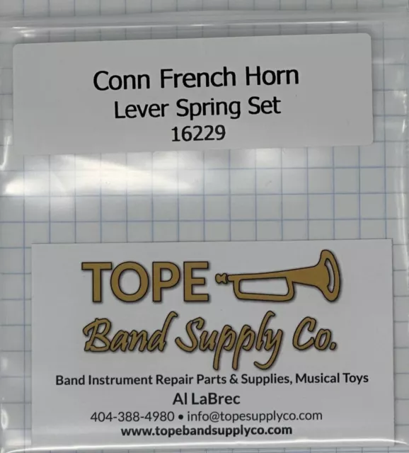 Conn French Horn Parts 8D (& others) Rotary Lever Spring Kit