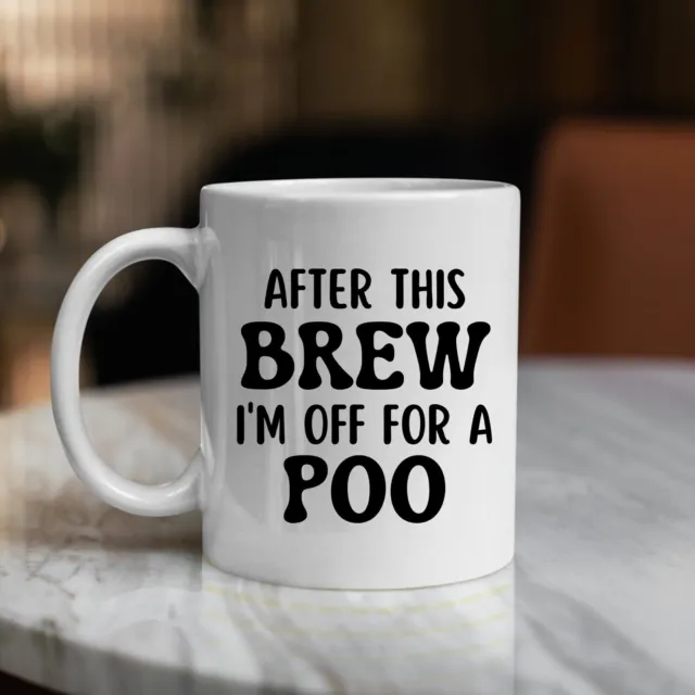 Brew Poo Coffee Mug Poop Mug Coffee Poo Mug Funny Coffee Mug Gag Gift Coffee Mug