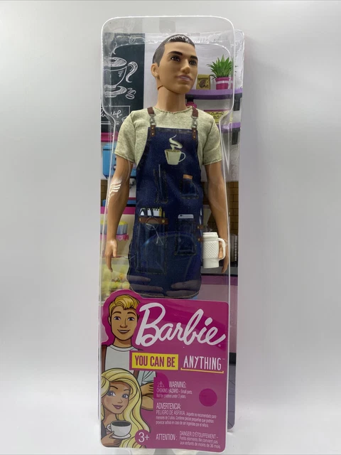 Ken sales barista barbie