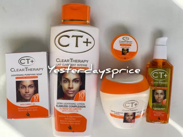 C.t+ Therapy Lightening Body Lotion Serum Face Cream Or Bar Soap