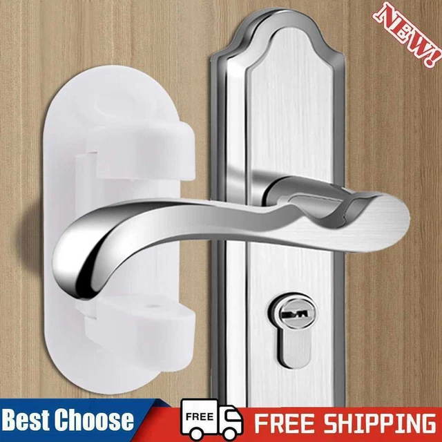 Limitador de puerta de gabinete de plástico limitador de cerradura de puerta duradero para muebles de hogar