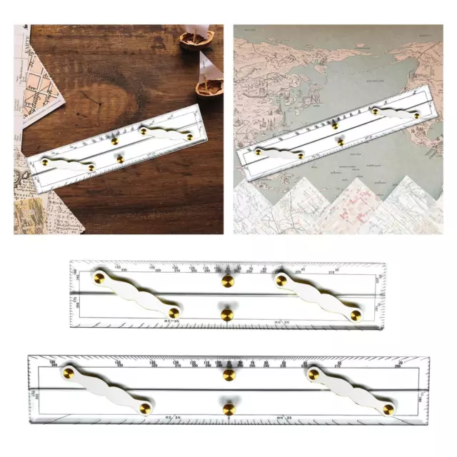 Règle parallèle de Navigation, règle en rouleau facile à utiliser pour la