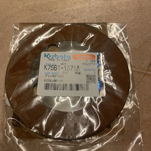 KUBOTA PART DISK Brake K756113714,RTV1100,RTV1140 And More 19.00