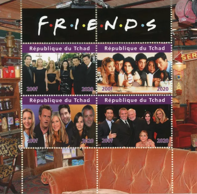 Chad Stamps 2020 CTO Friends TV Series Joey Chandler Phoebe Monica Ross 4v M/S