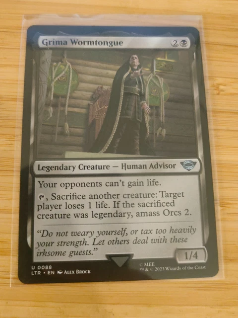 Grima Wormtongue Mtg Card Grima Wormtongue [The Lord of the Rings: Tales of  Middle-Earth] Grma Wormtongue Price | mtg