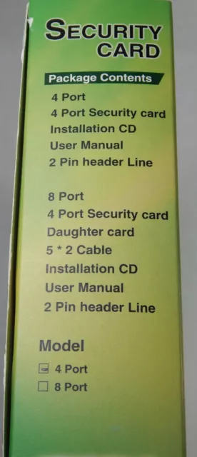 PCI Capture Card BT878 Chipset PC Based DVR 4 BNC Analogue Camera Inputs CCTV 3