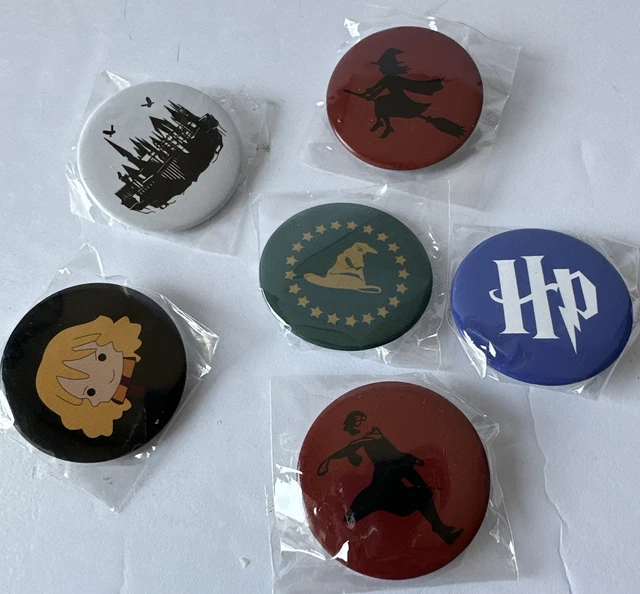 Harry Potter Set Of 6 Pins. New