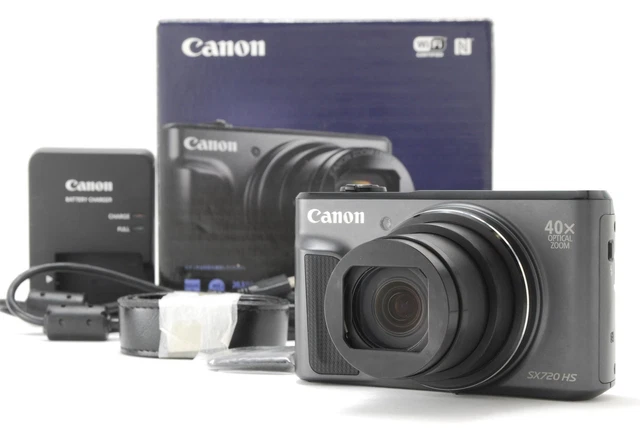 MINT W/BOX] CANON PowerShot SX720 HS Black 20.3MP Digital