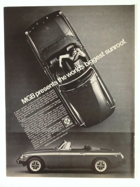 1976 MG MGB Print Ad