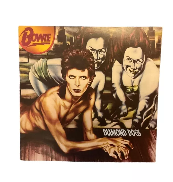 David Bowie Diamond Dogs Vinyl 12'' LP RCA  1974 Stereo Record APL1 0576