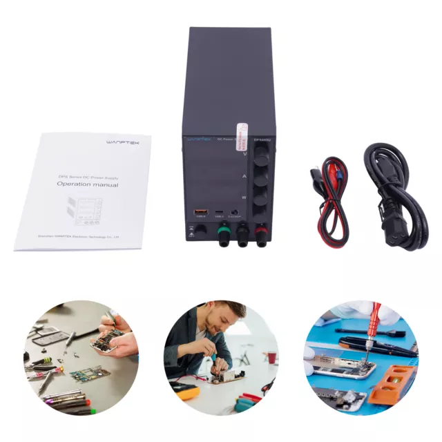 0-60V/0-5A DC Power Supply Precision Variable Digital Adjustable Lab Grade 110V
