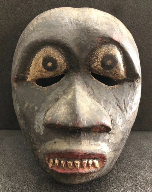 Mask Monpa Tibet Bhutan And India Himalaya Middle 20th Or Plus Antique