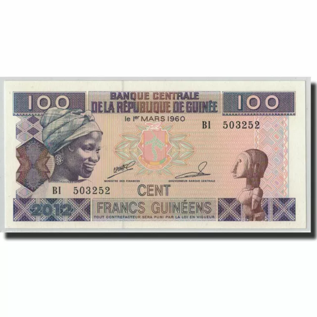 [#315404] Billet, Guinea, 100 Francs, 1960, 1960-03-01, KM:35b, NEUF