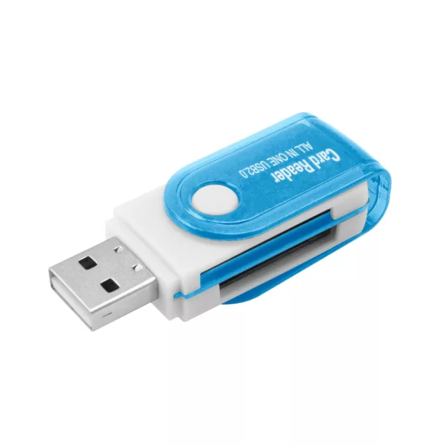 Lettore Memoria USB 2.0 4 in 1 SDHC MMC MICROSD TF MICRO SD MS PRO DUO M2