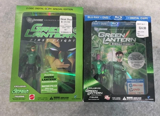 GREEN LANTERN: EMERALD Knights (Blu-ray + DVD, 2011) Exclusive