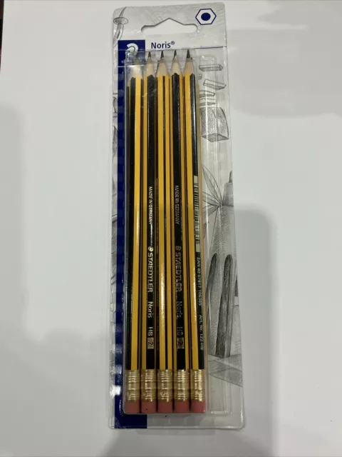 Staedtler Noris 122 HB Pencils With Eraser Tip - Pack of 10