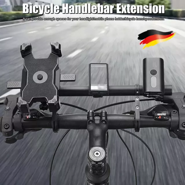 Fahrrad Lenker Extender MTB Verlängerung Stange Halterung GPS Halter Halterung