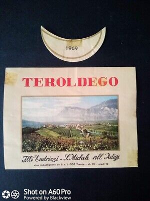 TRENTO MICHELE ALL'ADIGE S TEROLDEGO F.LLI ENDRIZZI 1969 