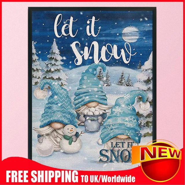 Christmas Goblin Full Cross Stitch 11CT Cotton Thread DIY Counted Embroidery Kit
