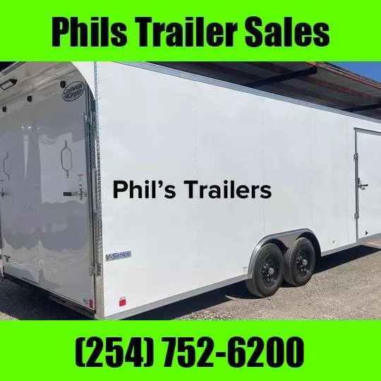 2024 Continental Cargo NEW 85X28 V-NOSE ENCLOSED TRAILER CAR HAULER RACE  28.00