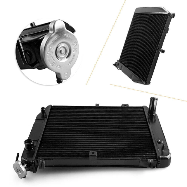 Raffreddatore Motore Alluminio Radiatore Adattato Raffreddamento YAMAHA YZF R1 1998-2001 1999 Nero
