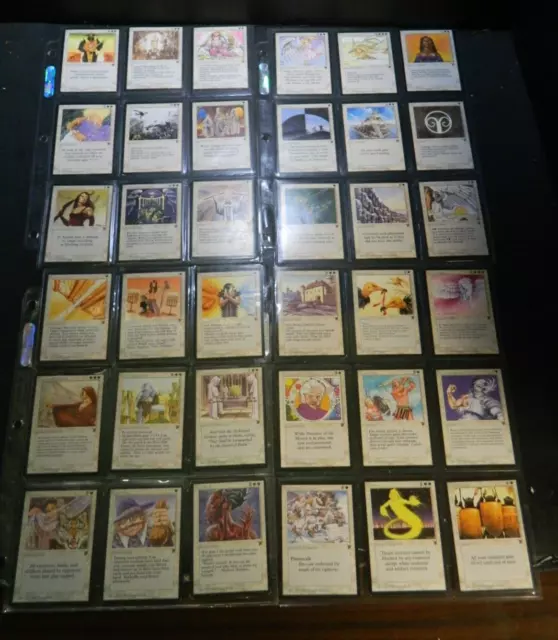 MTG Magic The Gathering Legends Near Complete Set 309 Cards (1994) Very LP- Exc 2