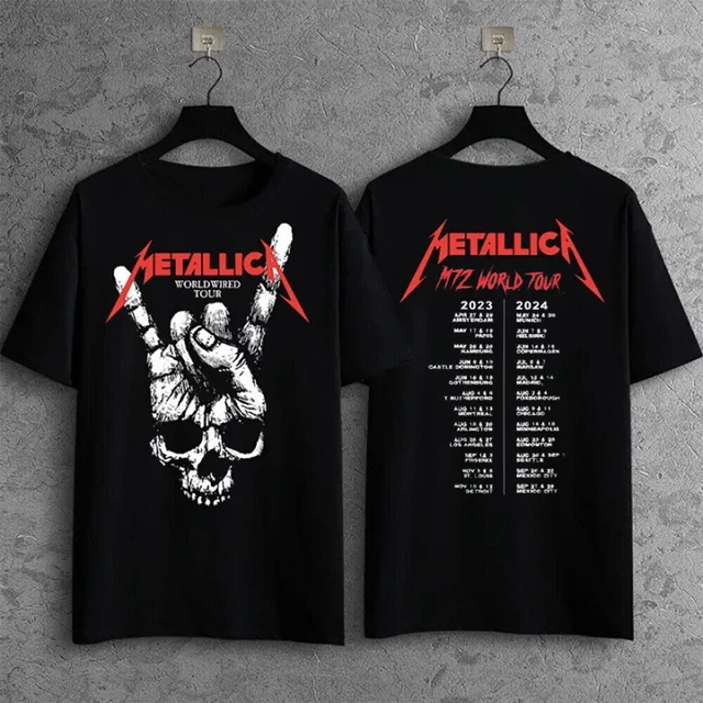 SALE!! METALLICA BAND Metal Tour 2023 2024 M72 Tour Music Event TShirt