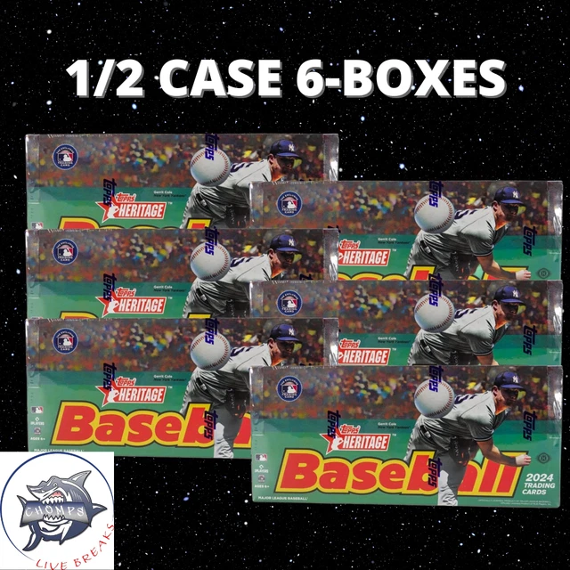 CINCINNATI REDS 2024 Topps Heritage 1/2 Case 6Box Break 4! 4.99