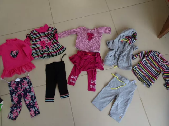 Lot vêtements 12 mois fille - 15 pièces