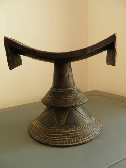 ANCIEN APPUIE NUQUE africaine en bois Gurage Ethiopie EUR 75,00 ...