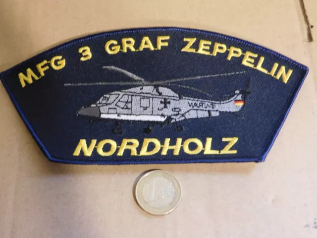 Aufnäher, Patch  "MFG 3 Graf Zeppelin Nordholz " Bundeswehr, Marine, Flotte RAR!