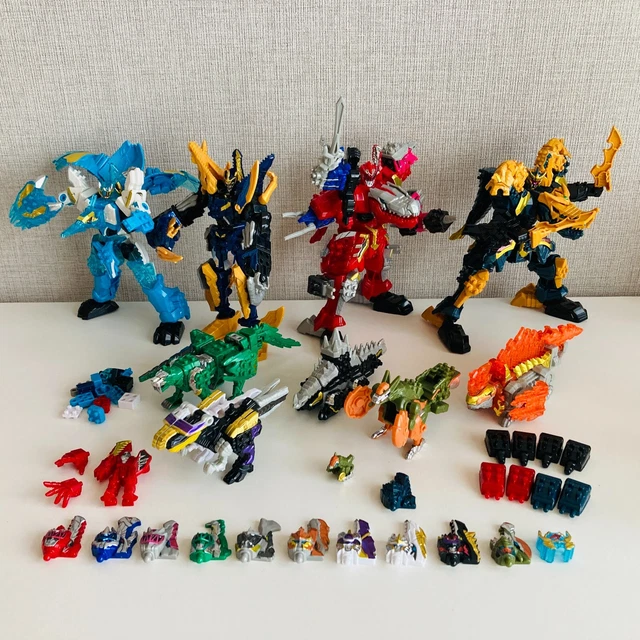 POWER RANGERS DINO Fury Ryusoulger YUDO Figura de Acción 5p set BANDAI Japón EUR 146,08 - ES