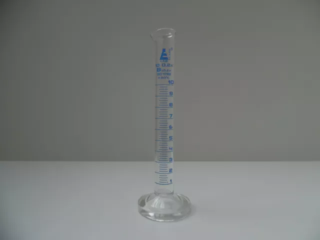 10ml Measuring Cylinder Borosilicate Glass labaoratory Glassware 10 ml