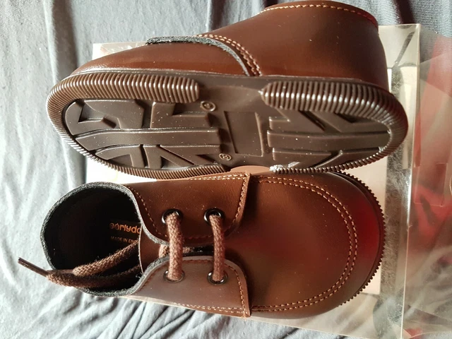 CHAUSSURE CÉRÉMONIE MARIAGE baptême enfant garçon bébé marron mat