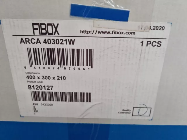Fibox Arca Polycarbonate, Wall Box 400 x 300 x 210 2