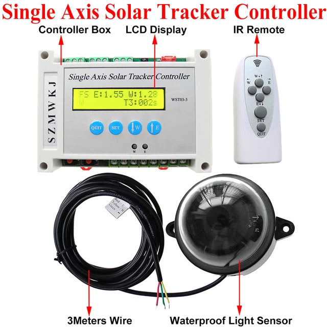 SZMWKJ SINGLE/DUAL AXIS Solar Tracker Controller DIY Solar Panel ...
