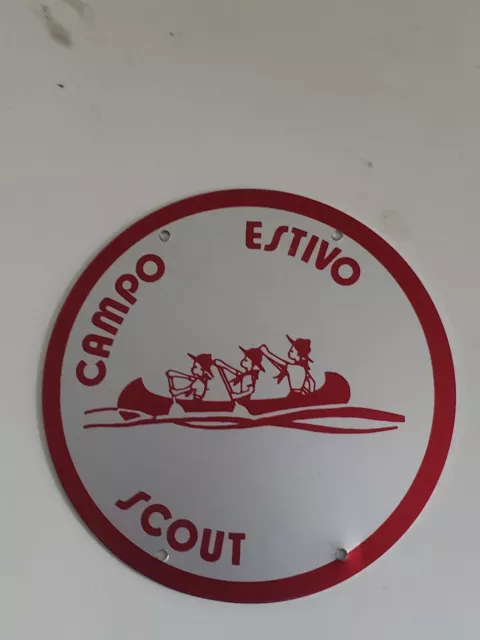 placchetta  campo estivo scout